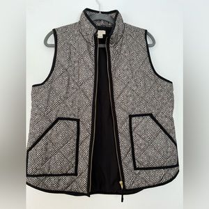 J. Crew Factory Quilted Zip Up Vest